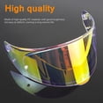 thumbnail image 4 of Lente De Visera De Casco Pc Visera De Casco De Motocicleta Visera De Casco De Motocicleta De Cara Completa Compatible Con Ff-353 320 328 800 Casco De Motocicleta Montar seitruly VI009215-01, 4 of 6