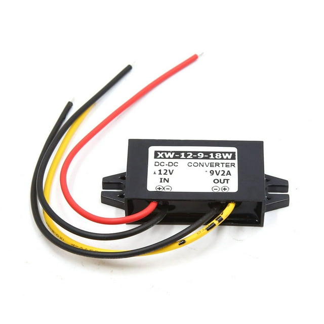 Unique Bargains DC 12V à 9V 2A Convertisseur de Transformateur d'Alimentation de Réducteur de Voiture