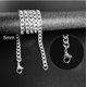 thumbnail image 1 of Collar Cadena Enlace cubano Moda Oro Plata Color Joyería Titanio Metal Acero inoxidable Moda Cn (Origen) para hombres y mujeres Tan Jianjun unisex, 1 of 2