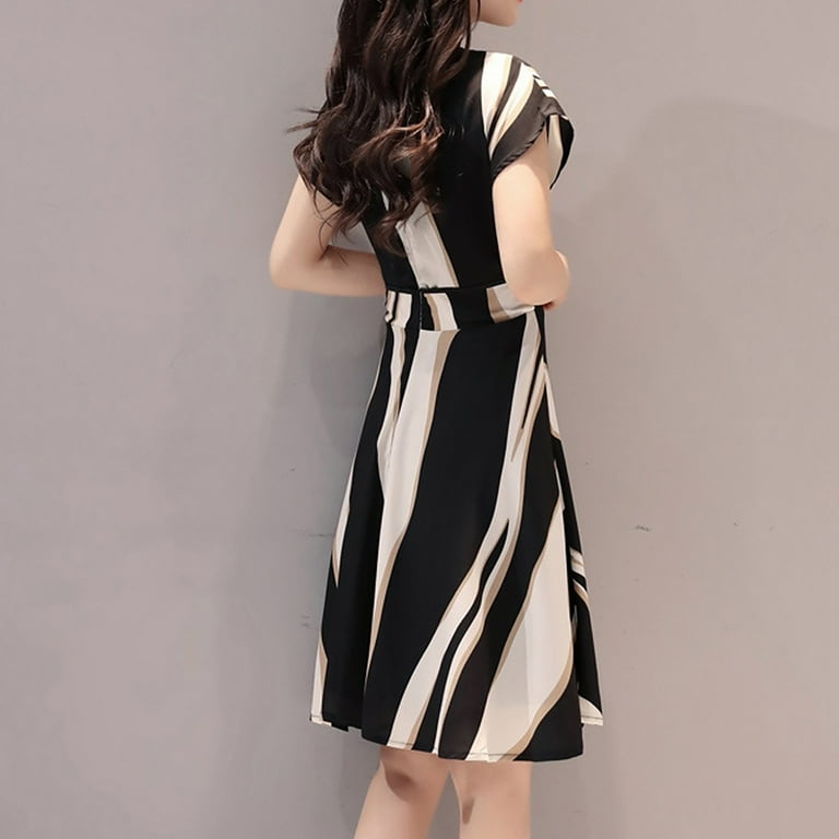 Holiday Dresses for Women Mini Dating Fit and Flare Maxi Dress for Ladies  Elegant Wedding Midi Dress for Women French Retro Women's Clothes Vestido  De ...