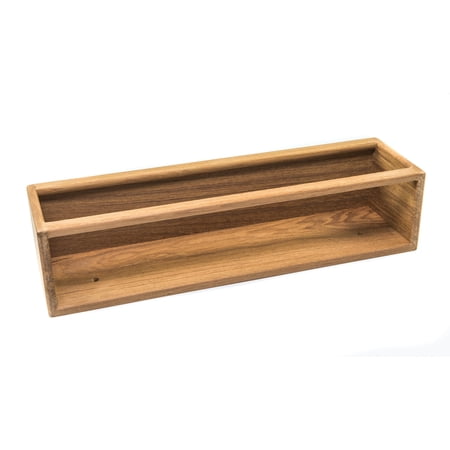 UPC: 0725060625221 | Teak Stow Rack/Audio Cassette Holder – 15  W x 4-1/4  H x 3-1/2  D
