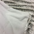 thumbnail image 3 of Cozy Gray Faux Fur Throw Blanket, 3 of 5