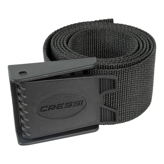 Cressi Nylon Weight Belt w/ Plastic Buckle - Black