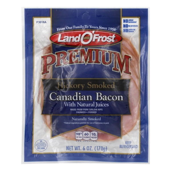 Land O Frost Canadian Bacon 6 Oz Walmart Com Walmart Com