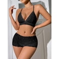 thumbnail image 3 of Lingerie Multi Pack of Women's Underwear Regular & Lace Boyshort Panties Cheeky Panty for Ladies,Pack of 5, 3 of 5