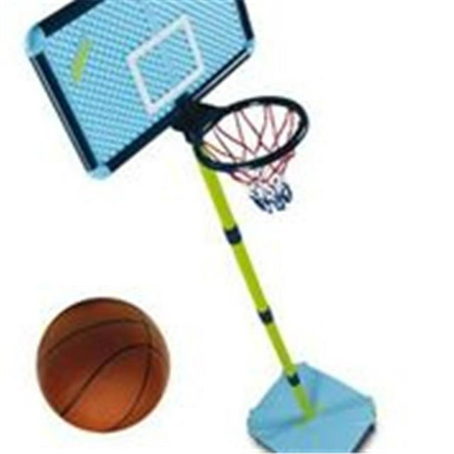 Swingball MK7235 All Surface Junior Basketball Set, Blue & Green