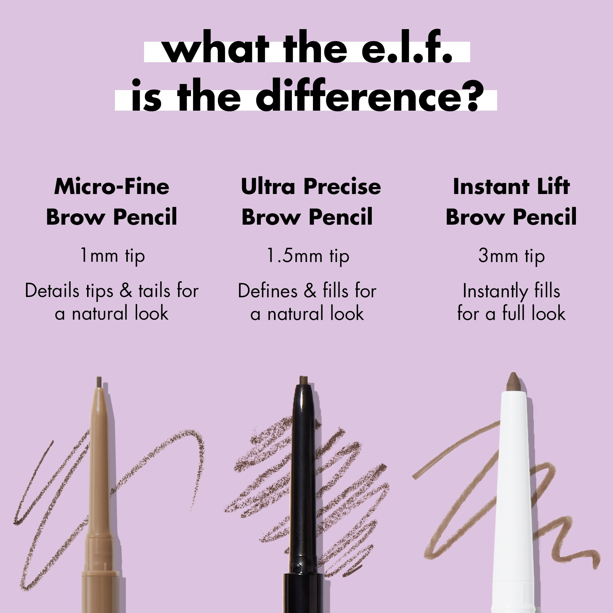 e.l.f. Holy Strokes Micro-Fine Brow Pencil Blonde