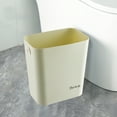thumbnail image 4 of Bathroom Trash Can, Rectangular Open Top Waste Bin Suitable For Home Bathroom Kitchen Bedroom Office Waste Bin Modern Design Plastic Waste Bin, 4 of 5