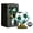 Green, variant on Spinning Football Rock Glass 10oz Drinking Cup with 2.2inch Stainless Steel Ice Puck Heavy Base Beverage Tumbler Gameday Gift for Men, Husband, Sports Fans