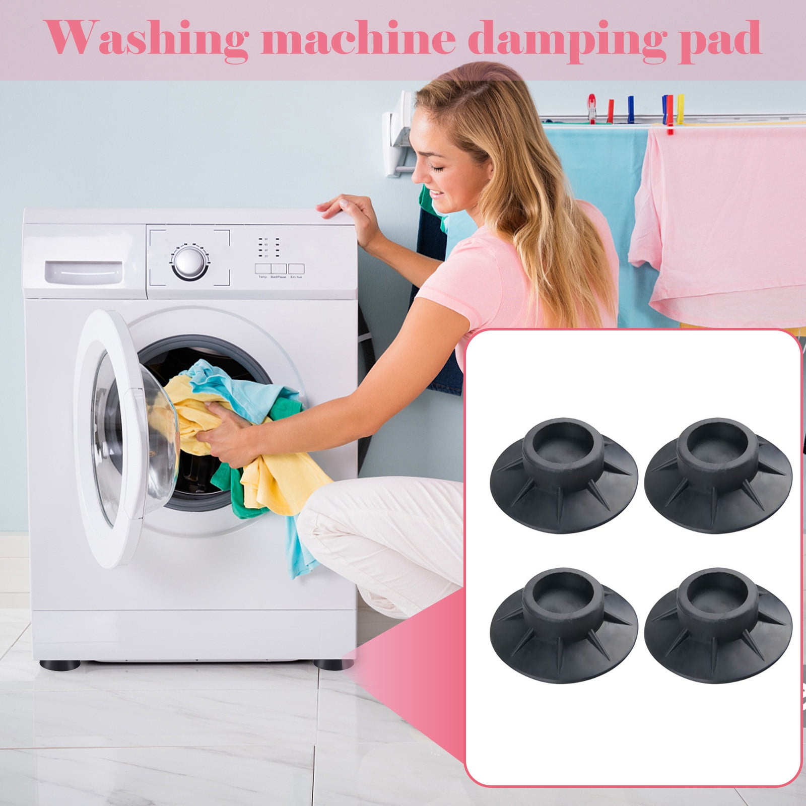 Washer/Dryer Mats AntiVibration Mats for Washers and Dryers