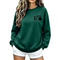 thumbnail image 6 of Jsaierl Women's Halloween Sweatshirts Spooky Print Pullovers Fall Loose Fit Round Neck Long Sleeve Sweater Tops Halloween Costumes, Sizes S-2XL, 6 of 7