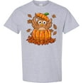 thumbnail image 3 of Inktastic Owl in a Pumpkin Cute for Halloween and Thanksgiving T-Shirt, 3 of 5