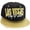Black/Gold, variant on Las Vegas City of Sin Adult Size Snapback Baseball Cap (Black/Gold)