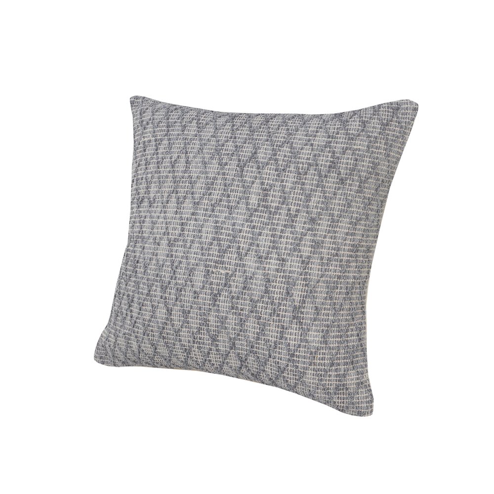 LR Home Modern Traditional Gray Diamond Geometric Throw Pillow
