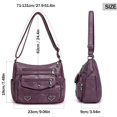 thumbnail image 5 of Spencer Women's Handbag, PU Leather Shoulder Bag for Women, Multi-Pocket Crossbody Purse, Pocketbook with Adjustable Strap, 5 of 9