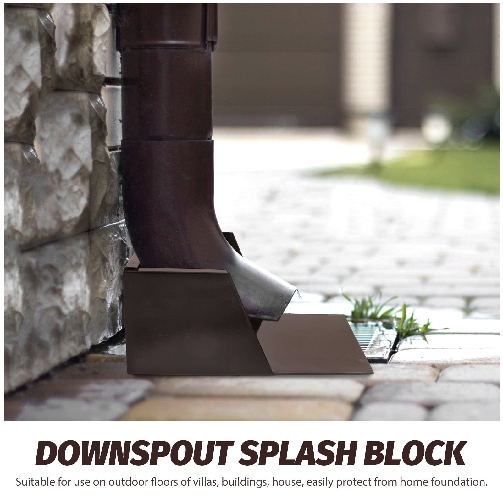 SEWCHICS Rainwater Tray Aluminium Alloy 1Pcs For Downspouts