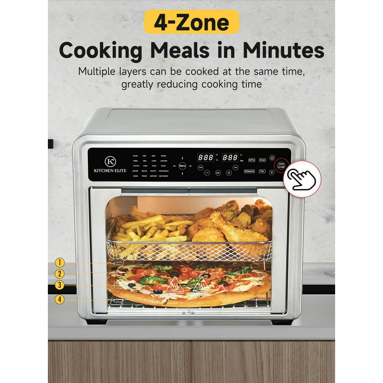 Kitchen Elite 30QT French Door Air Fryer Oven | 20-in-1 Multi