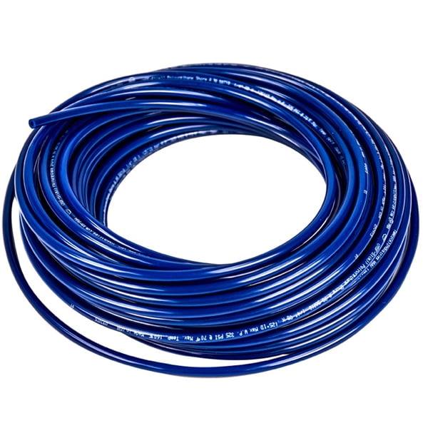 Hard SemiBendable Blue Opaque Polyethylene Plastic Tubing for Drinking