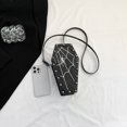 thumbnail image 4 of Moontgen Women Coffin Satchel Bag Cartoon Pu Leather Halloween Sling Purse (Style 6), 4 of 9