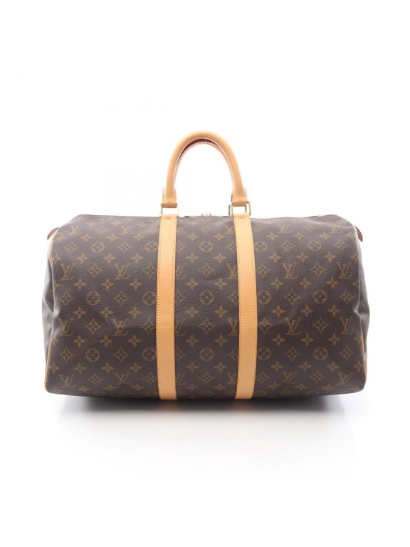 Pre-Owned Louis Vuitton Keepall 45 Monogram Boston Bag Handbag, Coated Canvas and Leather,...