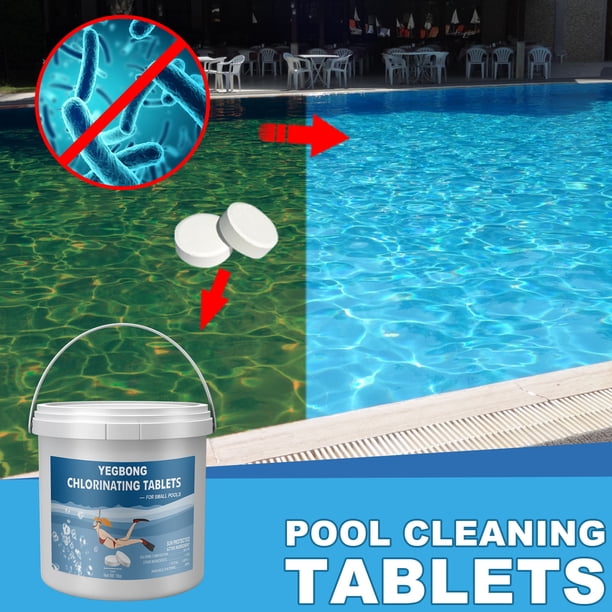 Tabletas de limpieza efervescentes para piscinas con dispensador de cloro aplicador Wdftyju accesorios de limpieza para jacuzzi de peces