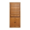 thumbnail image 6 of Martin Furniture Huntington Oxford Wood Bookcase With Lower Doors Natural, 6 of 6