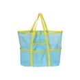 thumbnail image 2 of Extra-Large Beach Tote Bag With Mesh And Nylon Storage, Handheld Swimwear Organizer For Travel, Wide Waterproof Handles, Lightweight Durable Polyester, 60×40×20 Cm, Multicolor For Sea Or Pool Use, 2 of 6