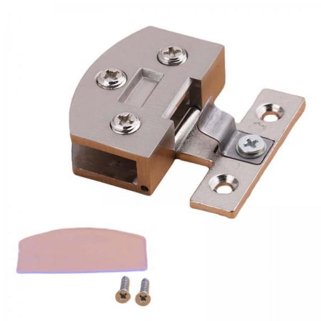 Bisagra de gabinete,Kit de bisagras para puertas de vidrio Accesorios para bisagras de esquina,Piezas duraderas de montaje de herrajes para bisagras de puertas de gabinetes,Reemplazo de