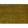 thumbnail image 1 of Ahgly Company Indoor Rectangle Oriental Yellow Modern Area Rugs, 7' x 9', 1 of 4