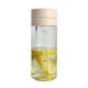 thumbnail image 2 of Botella de agua deportiva portátil | Plástico resistente a prueba de fugas | Material transparente con filtro para frutas y hielo | 16 oz gris blanco | Uso al aire libre, gimnasio, senderismo,, 2 of 8