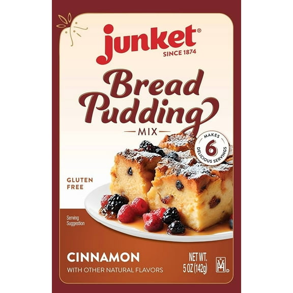 Junket Cinnamon Bread Pudding Mix 5 oz Box (Pack of 2)