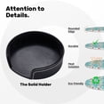 thumbnail image 3 of LNWH Non-Slip Decorative Drink Coasters, Funny Symbol Hands Eyes Pattern Drink Mats with Holder, 6Pcs, 3 of 8