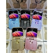 Flip Mini Mobile Phone، Mini Flip Mobile Phone، Foldable Flip Mobile Phone، Small Screen Display Light Camera، Small Display Foldable Cell Phone