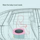 thumbnail image 3 of Silla De Entrenamiento Para Ir Al Baño, Asiento De Entrenamiento Portátil Plegable Encantador Multiusos Para Exteriores, 3 of 7