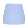 thumbnail image 5 of Generic Fitted Mini Skirt for Women Sexy Mid Waisted Bodycon Pencil Skirt Y2k Summer Short Skirts with Side Split Underneath, 5 of 6