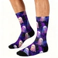 thumbnail image 5 of IYYVV Halloween Crew Socks For Men Women Casual Dressy Spooky Ghost Novelty Crazy Socks Fit Casual Sport Formal Crew Socks Gifts One Size, 5 of 6