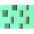 thumbnail image 1 of Ahgly Company Machine Washable Indoor Rectangle Solid Turquoise Blue Modern Area Rugs, 7' x 9', 1 of 4