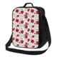 thumbnail image 1 of Balery Leaves And Anemone Flowers In Red Grey Caja de Almuerzo y Bolsa de Almuerzo para Hombres y Mujeres, Bolsa de Almuerzo Reutilizable con Gran Capacidad, Bolsa de Almuerzo Aislada, 1 of 7