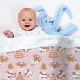 thumbnail image 5 of Christmas Elk Baby Blanket Gifts Super Soft Swaddle Newborn Cozy Baby Receiving Blanket Stroller Throw Blanket 40x30 in for Puppy, 5 of 5