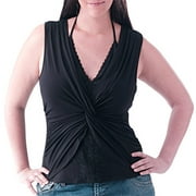Metro7 - Women's Plus Layered Twist Tank
