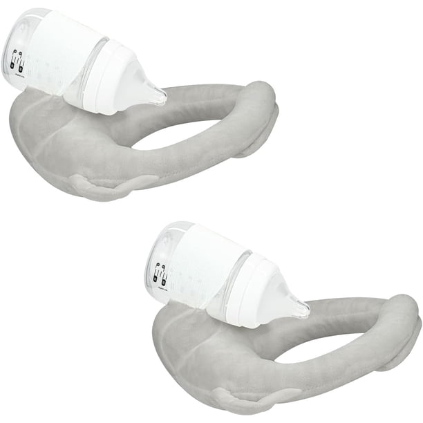 Paquete de 2 Soportes para Biberón para Bebé, Soporte Ajustable para Biberón de Bebé Manos Libres, Soporte para Biberón de Almohada de Alimentación Gemelar, Soporte para Biberón para
