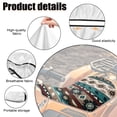 thumbnail image 6 of Garronmavis Aztec Green ATV Seat Cover Four Wheeler Seat Cover Universal ATV Accessories for Polaris Sportsman 570 450 850, Polaris Scrambler 400 500 850 1000, Honda Rancher 420, 6 of 7