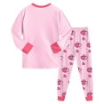 thumbnail image 7 of Hessimy Toddler Boys Girls Spring Summer Soft Fabric Thermal Underwear Soft Warm Long Sleepwear Pjs Set(Red,5-6 Years), 7 of 7