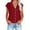 Wine, variant on Summer Tops for Women 2025 Trendy Fitted Lace Blouses for Women Plus Short Sleeve Tunic Tops for Women 2025