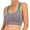 Blue B, variant on Women's Seamless Sports Bra Medium Support Bras Paded Racerback Support for Gym Workout Activewear Fitness Yoga Bra