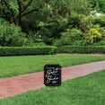 thumbnail image 2 of Big Dot of Happiness Black Choose a Seat, Not a Side - Outdoor Lawn Sign - Wedding Ceremony Seating Yard Sign - 1 Piece, 2 of 7