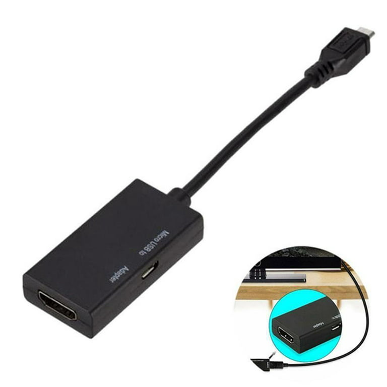 MHL Micro USB to HDMI 1080P MHL HDTV Cable Micro USB 2.0 to HDMI Adapter  for Android Phone Supports Video USA
