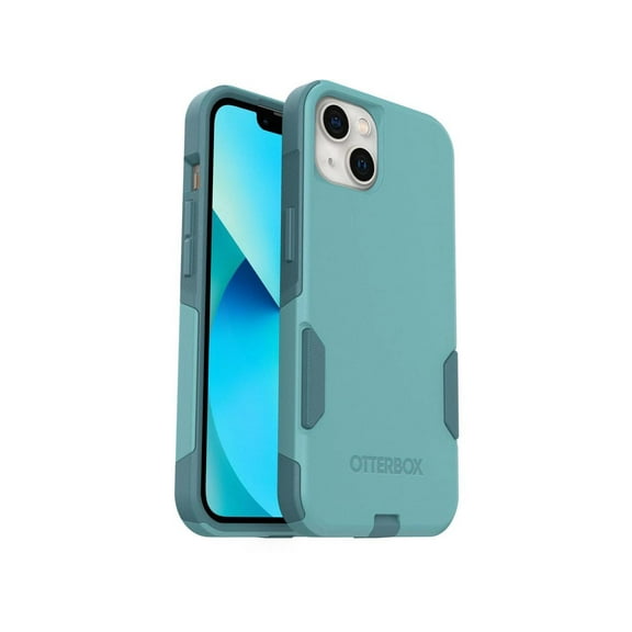 OtterBox Commuter Series Antimicrobial Riveting Way (Teal) iPhone 13 Case 77-85432