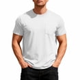 thumbnail image 4 of Leey-World Men's Essentials Long-Sleeve T-Shirt, Crewneck Cotton T-Shirts for Men T-Shirts for Man(White,2XL), 4 of 6