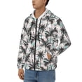 thumbnail image 3 of Honeii Hawaii Palms Print Hoodies for Men, Pullover & Full Zip, Breathable Zip up Hoodie, Sweatshirt-Medium, 3 of 5